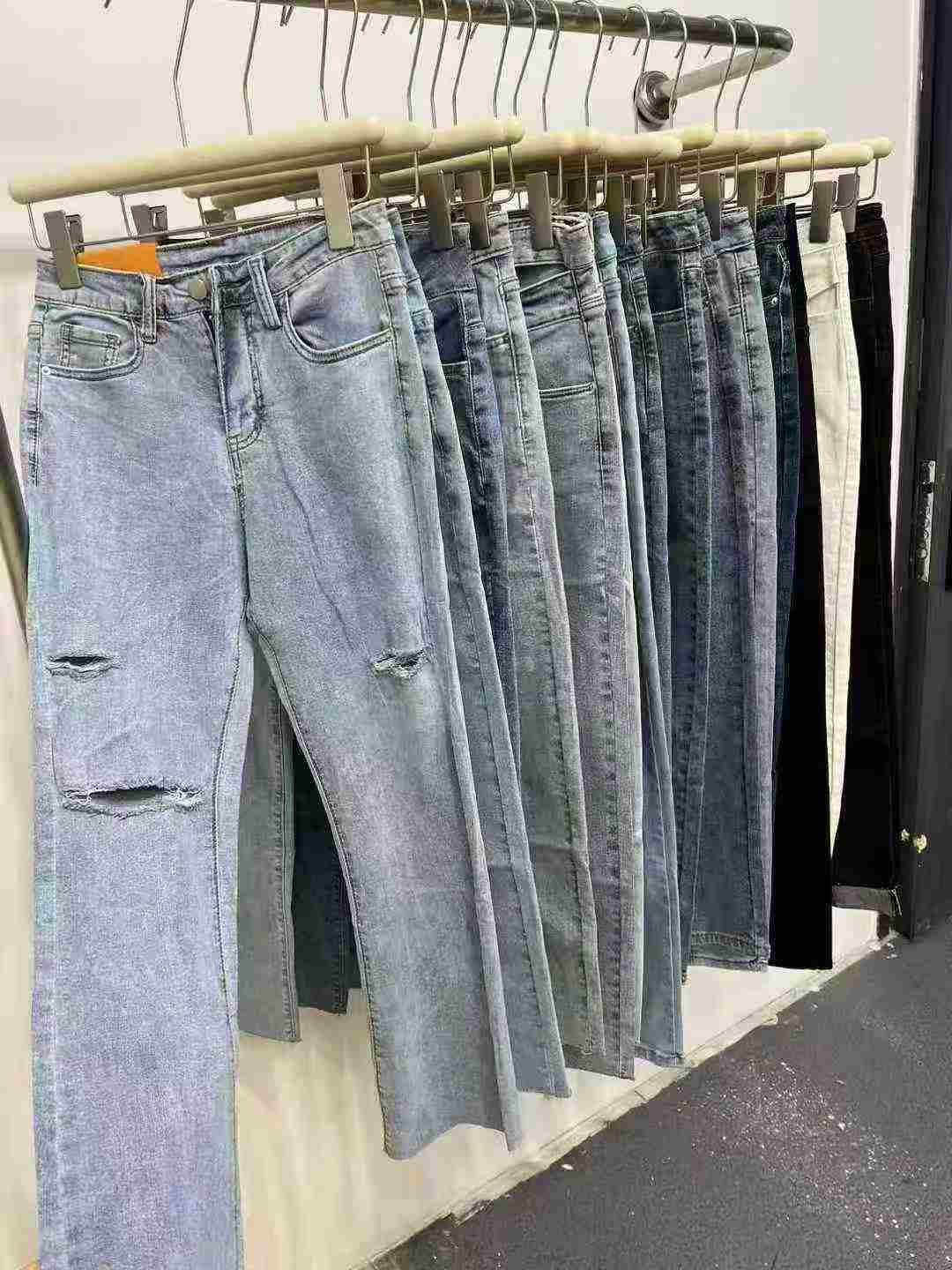 2800 Potong Jeans Skinny Stretch Pinggang Tinggi Wanita, Ukuran 26-32 - Image 7