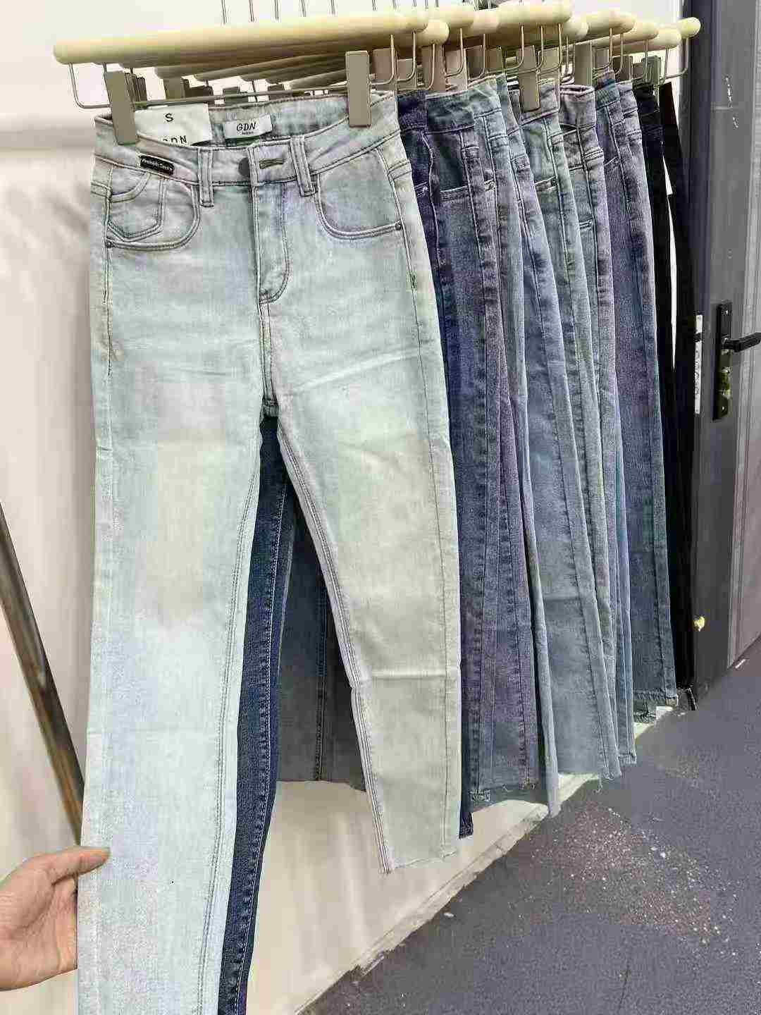 2800 Potong Jeans Skinny Stretch Pinggang Tinggi Wanita, Ukuran 26-32 - Image 8