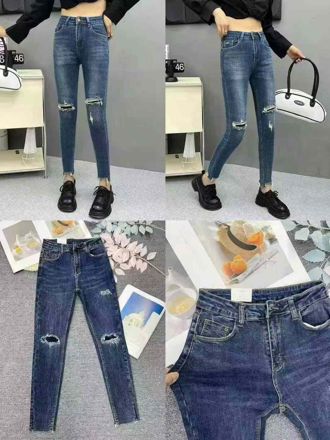 1680 Pcs High Stretch Denim Skinny Jeans, Sizes 26-32 - Image 2