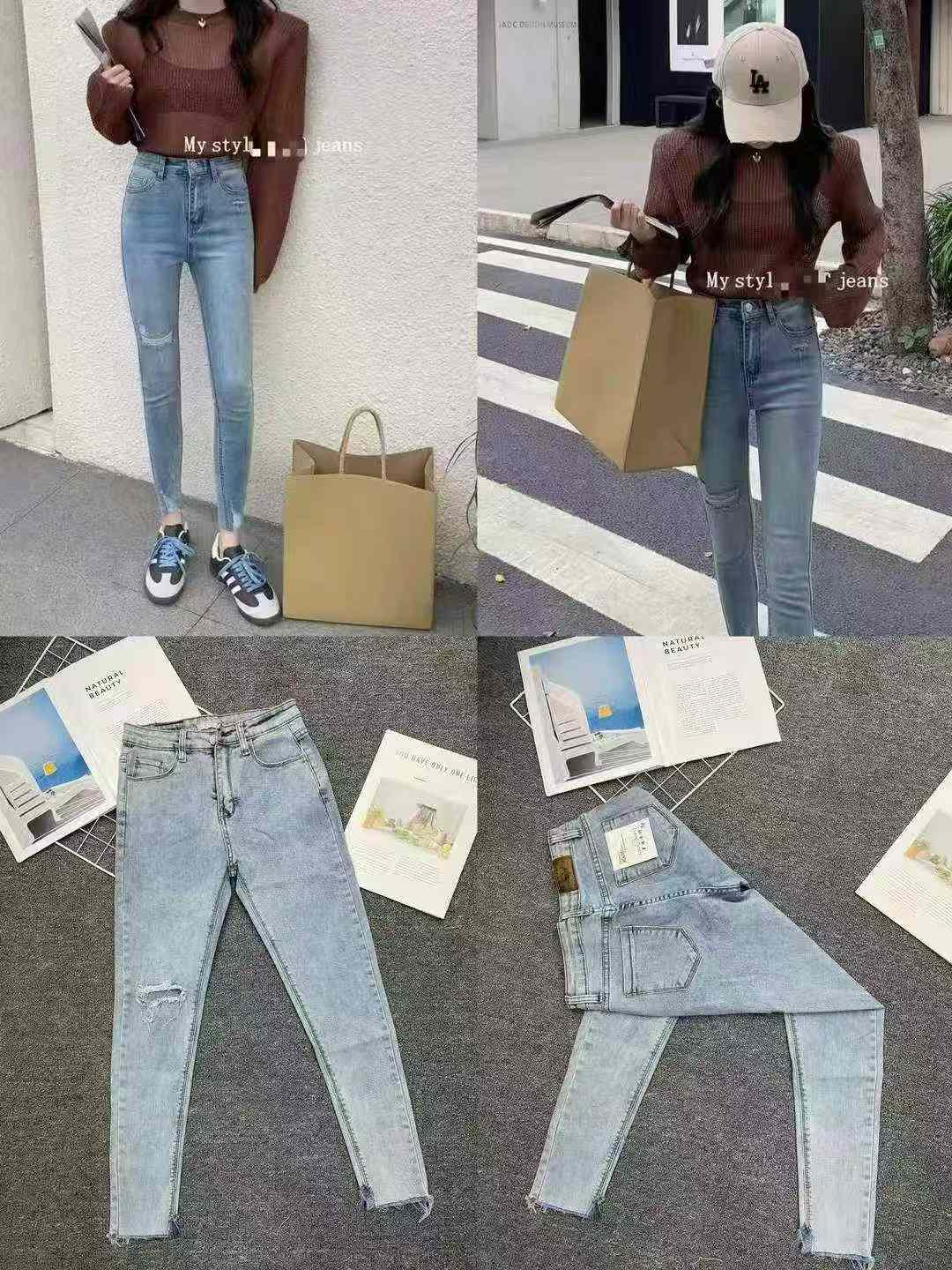 1680 Pcs High Stretch Denim Skinny Jeans, Sizes 26-32 - Image 3