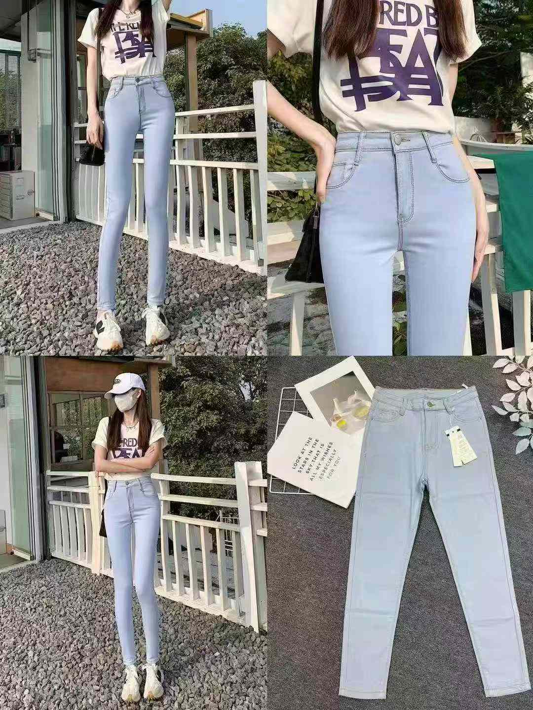 1680pcs High Stretch Skinny Denim Jeans, Sizes 26-32 (S-XL) - Image 5