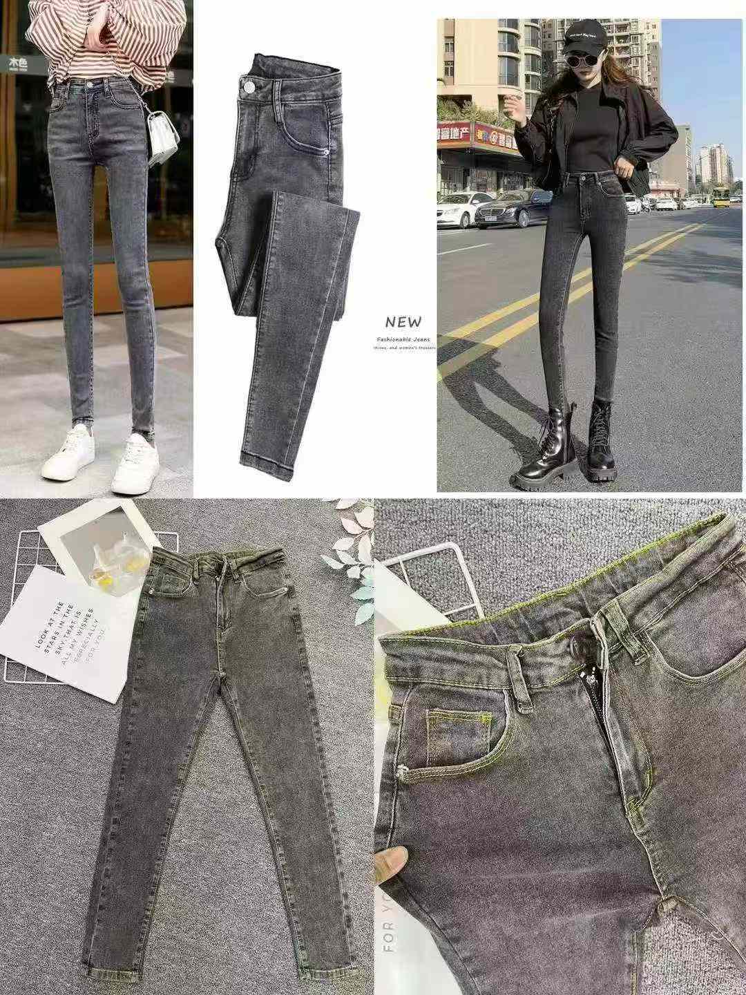 1680pcs High Stretch Skinny Denim Jeans, Sizes 26-32 (S-XL) - Image 7