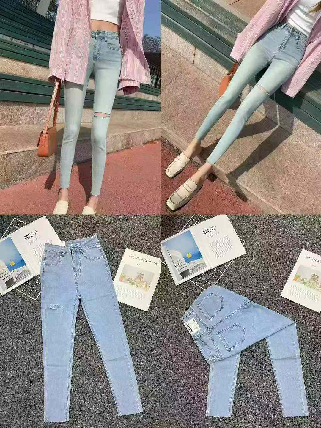 1680pcs High Stretch Skinny Denim Jeans, Sizes 26-32 (S-XL) - Image 8