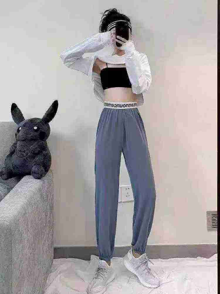 Clearance 300 Pcs Summer New Letter Waist Jogger Pants, 7 Colors, Sizes M-XL - Image 8