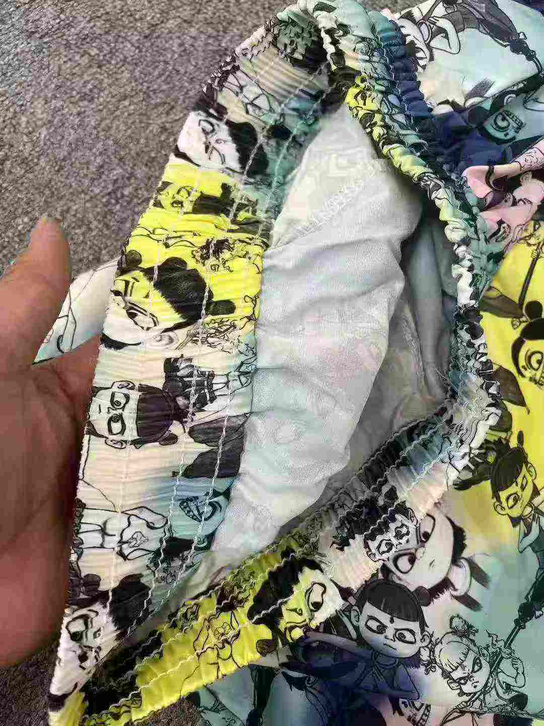 2228 pcs Celana Kaki Lebar Nezha Gaya Hangzhou Kualitas Tinggi Longgar Lurus Santai Musim Panas - Image 8