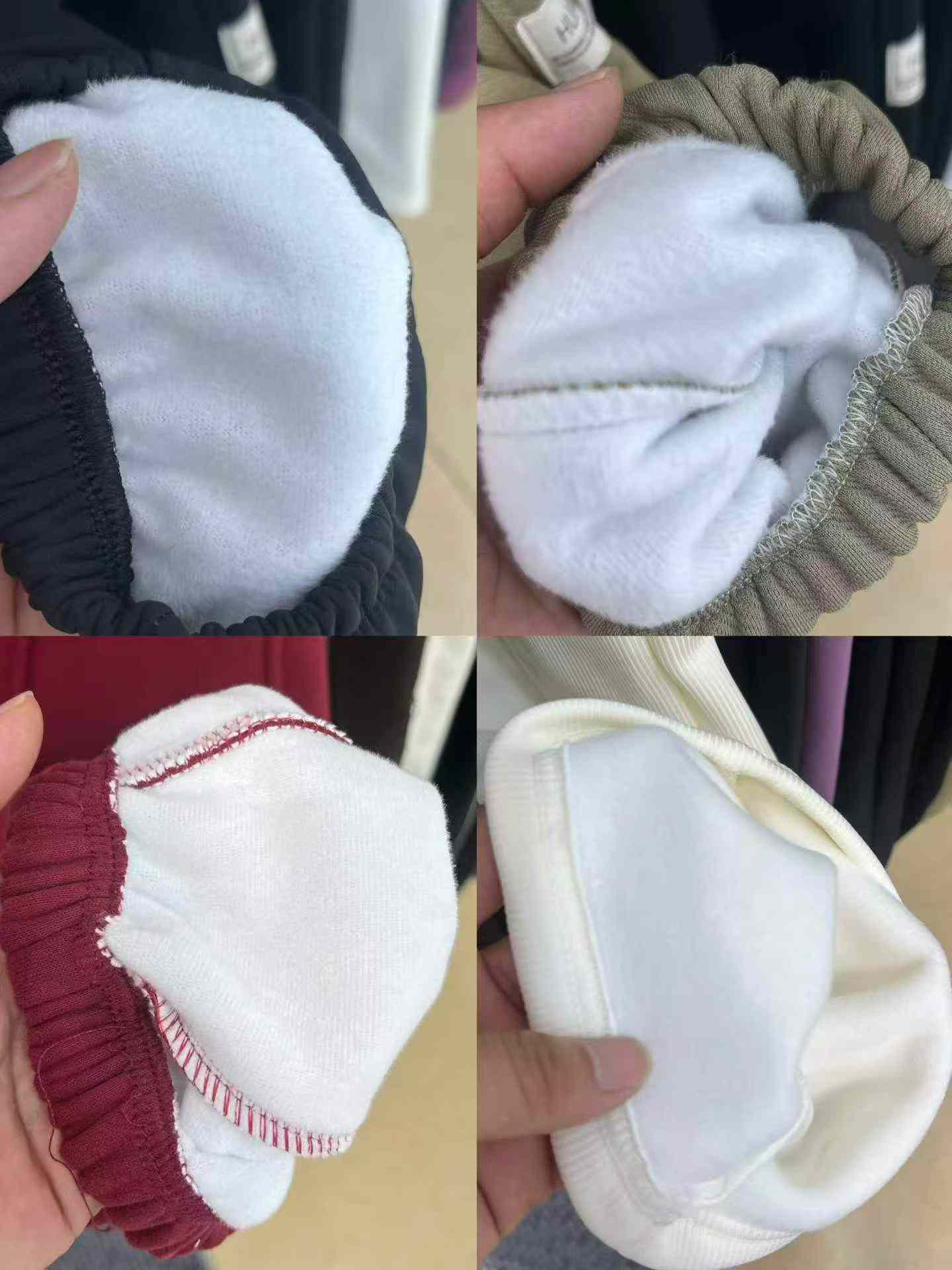 Lot Grosir 3000 Celana Sweatpants Katun Wanita Berlapis Fleece, Ukuran S-3XL - Image 7