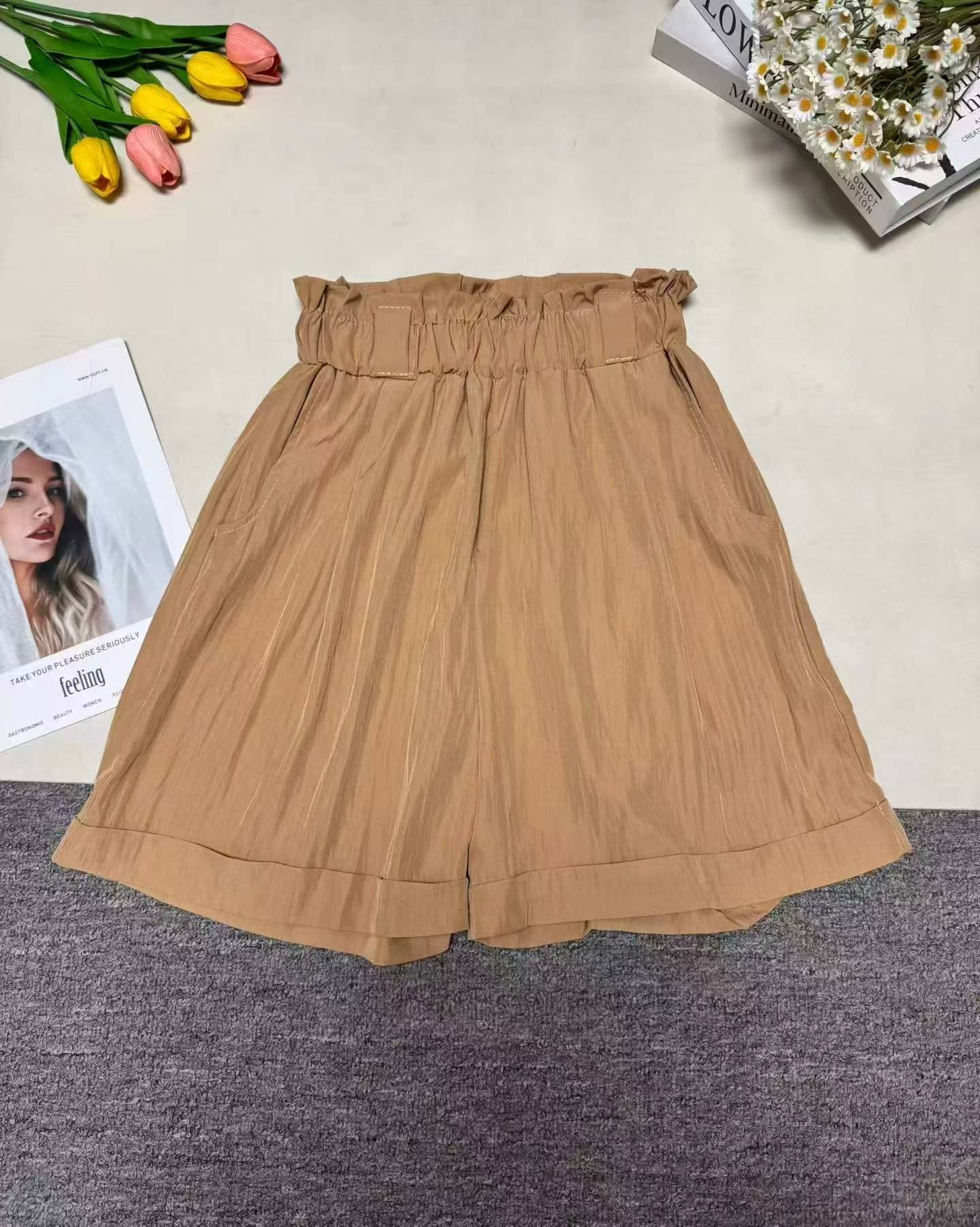Korean Style High Waist Casual Women Shorts, About 500 Pcs - Image 1