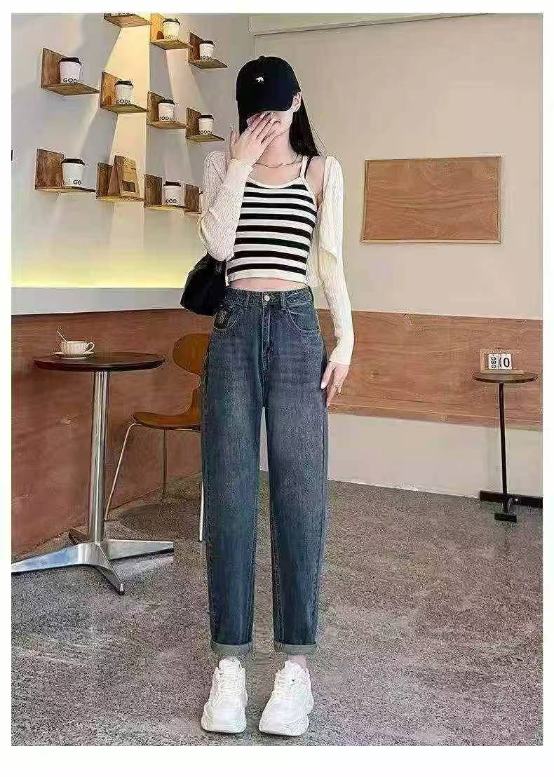 820 Pieces High Waist Harem Jeans For Women Plus Size - Image 1