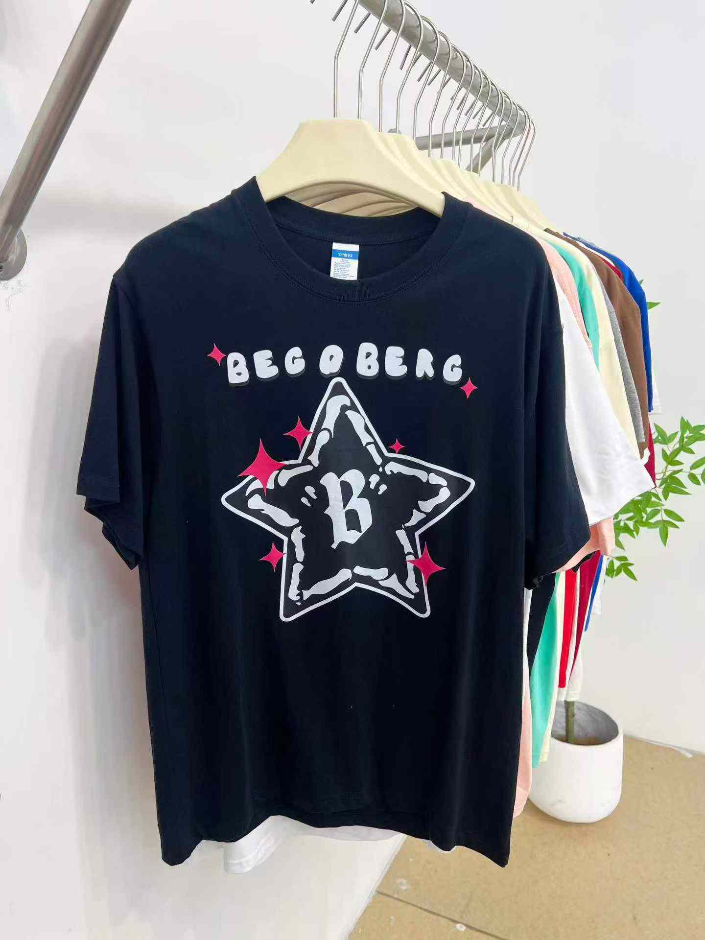 Unisex Trendy Cotton Loose Short Sleeve T-shirts, 8500 Pieces - Image 1