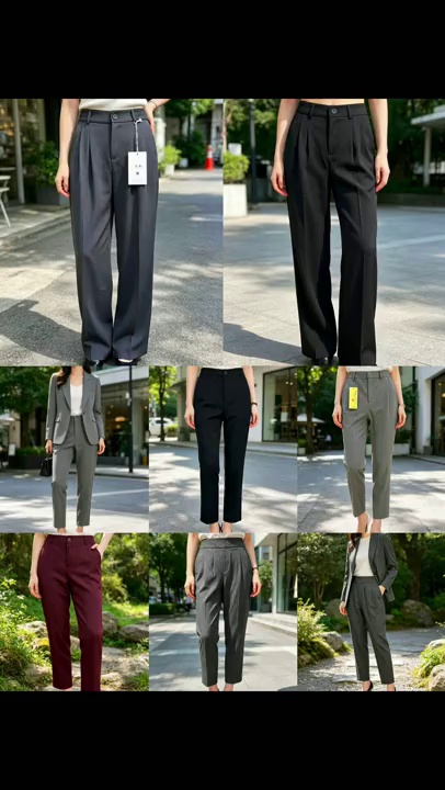 Quần tây nữ bán buôn, 2680 chiếc, kích thước S-5XL - Image 1