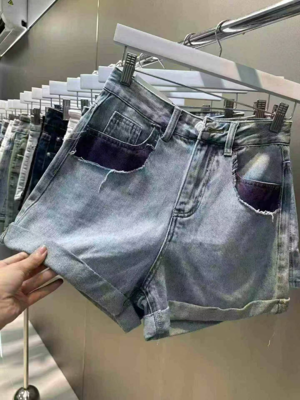 Últimos cientos de piezas: pantalones cortos y faldas de mezclilla surtidos, tallas S-XL - Image 1