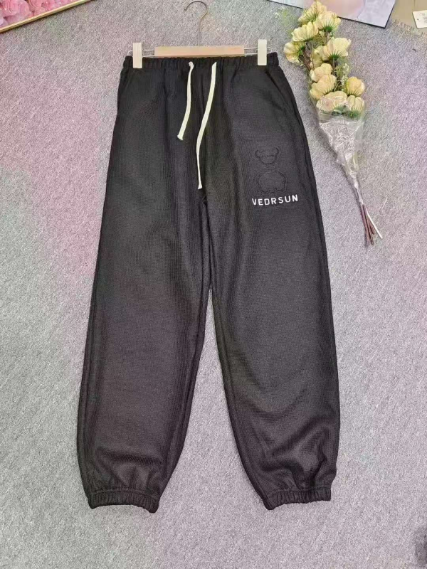 男裝華夫格冬季抓絨錐形運動長褲，2色，S-3XL，約500件 - Image 1