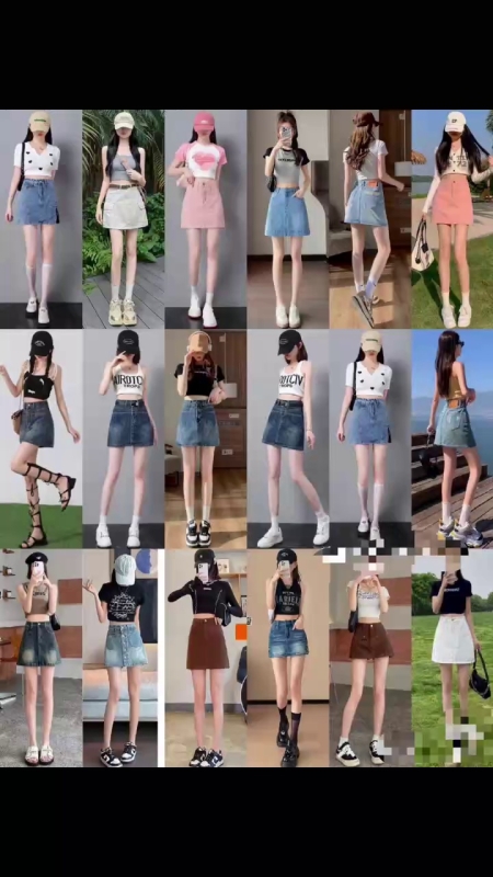 5800 Pcs Mixed Women's Spicy Style Denim Shorts & Skirts - Image 1