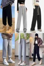 Unisex Fleece-Lined Cotton Sweatpants Stock Lot - 15000pcs, S-5XL, Factory-Made with Individual Packaging | 10.3 CNY/PC Full Clearance - Image 8