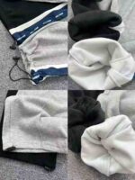 Unisex Fleece-Lined Cotton Sweatpants Stock Lot - 15000pcs, S-5XL, Factory-Made with Individual Packaging | 10.3 CNY/PC Full Clearance - Image 7