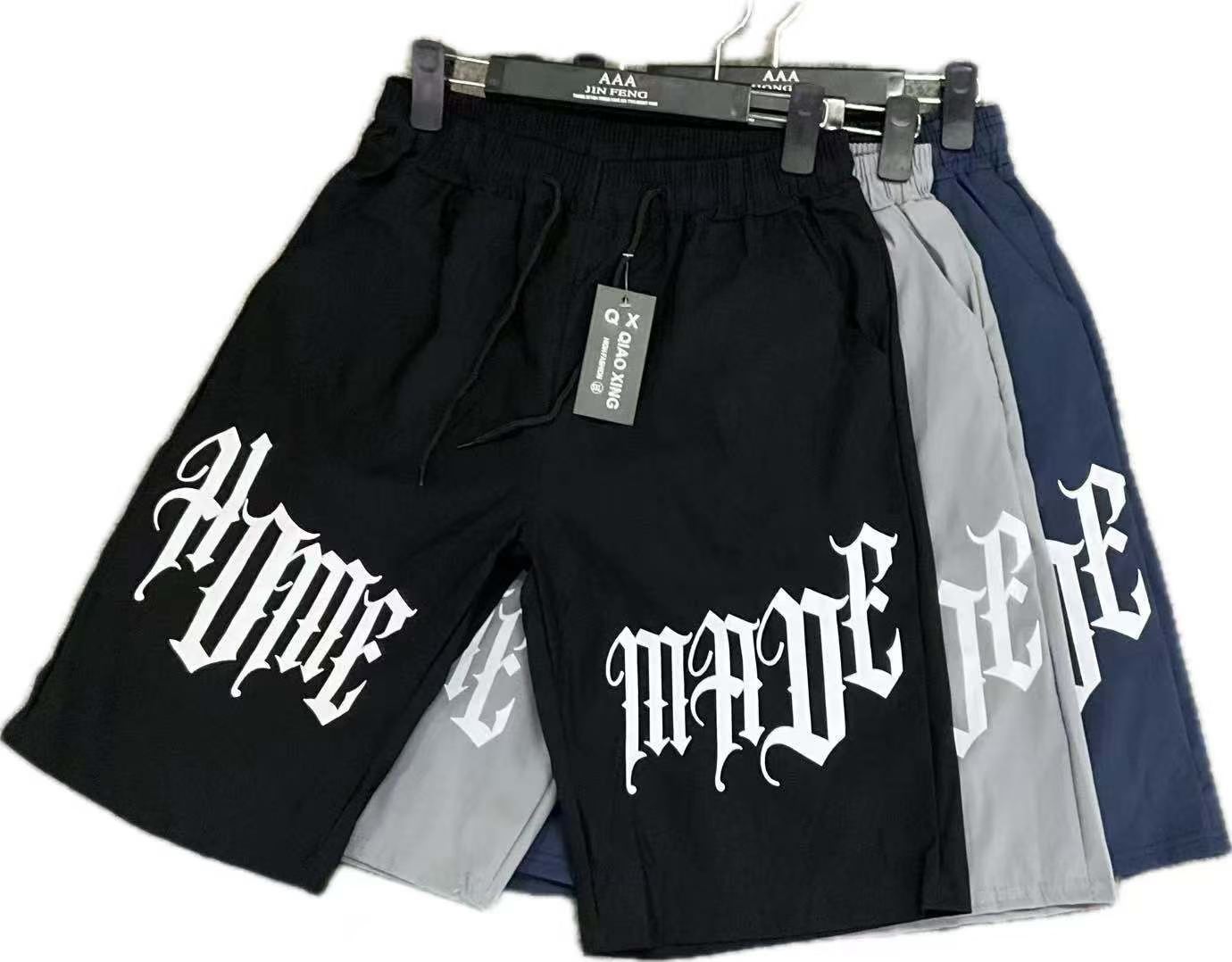 3600 Pcs Bulk Men's High-Stretch Casual 5-Point Shorts - Stock Lots Full Clearance 11.8 CNY/Pc, Branded with Tags & Individual Packaging, Sizes 3XL-5XL - Image 2