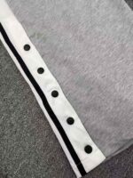 110pcs Bulk Clearance: Black Striped High-Waisted Loose-Fit Straight Wide-Leg Unlined Sweatpants | Sizes XL/4XL/5XL, Individually Packaged, 2 Colors | Wholesale Chinese Stock Pants - Image 2