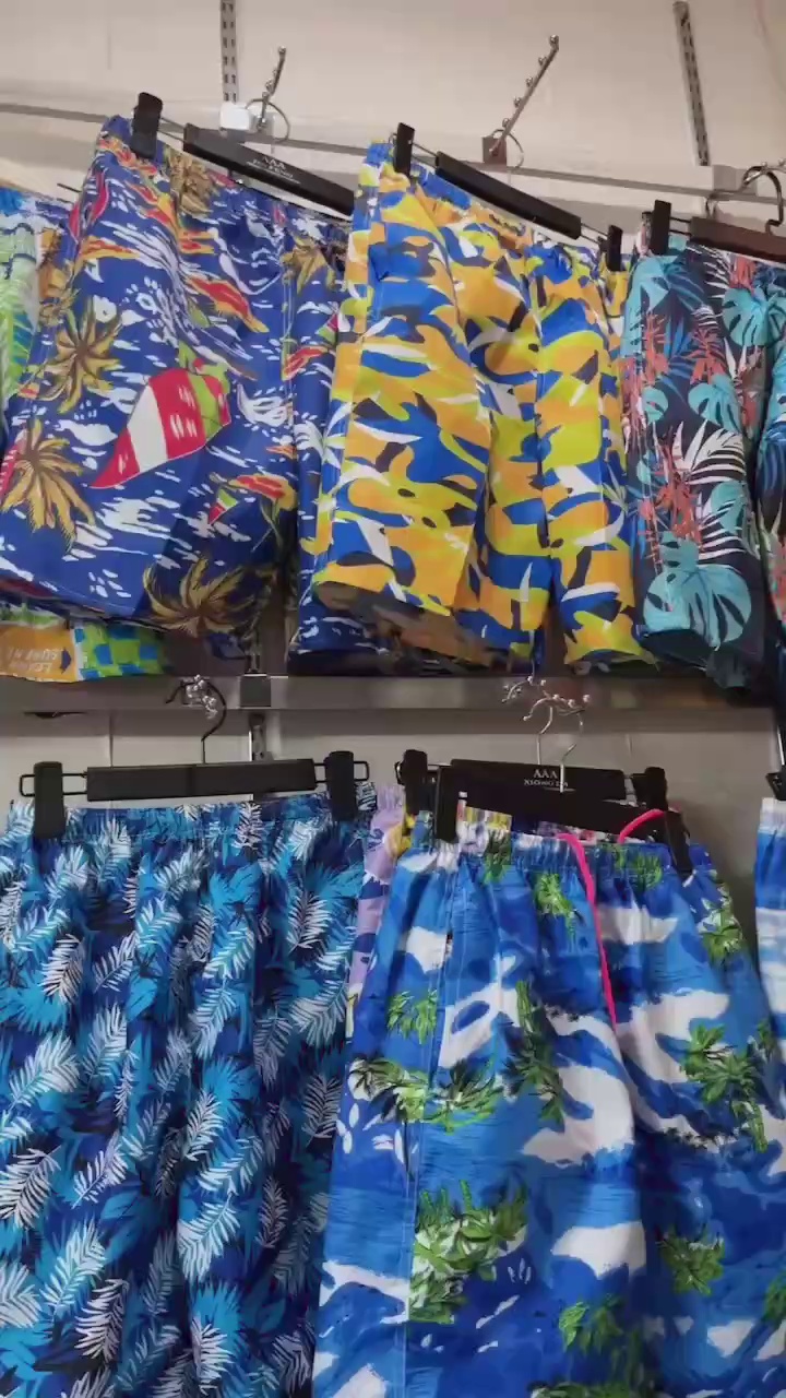 10000 Pcs In Stock Thick Fabric 5-Inch Beach Shorts | Assorted Patterns | Full Clearance 3.8 CNY Each, 200 Pcs/Lot 4.5 CNY Each With Individual Packaging - Image 1