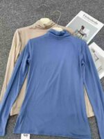 Bulk Stock Lot Women's High-Stretch Half Turtleneck Long Sleeve Base T-Shirts - 450 Pcs, One Size, 3 Colors, Individually Packaged, CNY6.3/Piece - Image 5
