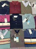 Qiyu Brand Men's Cotton Long Sleeve Polo Shirts (Layered Fake Two-Piece Style), 2199 Pieces Full Stock Lot, CNY14.3 Each, Sizes M-4XL, Individually Packed with Tags - Image 9