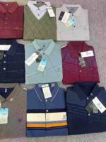 Qiyu Brand Men's Cotton Long Sleeve Polo Shirts (Layered Fake Two-Piece Style), 2199 Pieces Full Stock Lot, CNY14.3 Each, Sizes M-4XL, Individually Packed with Tags - Image 8