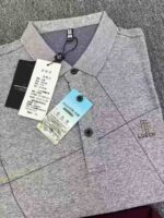 Qiyu Brand Men's Cotton Long Sleeve Polo Shirts (Layered Fake Two-Piece Style), 2199 Pieces Full Stock Lot, CNY14.3 Each, Sizes M-4XL, Individually Packed with Tags - Image 4