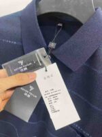 Qiyu Brand Men's Cotton Long Sleeve Polo Shirts (Fake Two-Piece Style) - 2199 Pieces Full Clearance at 14.3 CNY Each | Sizes M to 4XL, Premium Quality with Tags & Individual Packaging - Image 9