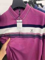 Qiyu Brand Men's Cotton Long Sleeve Polo Shirts (Fake Two-Piece Style) - 2199 Pieces Full Clearance at 14.3 CNY Each | Sizes M to 4XL, Premium Quality with Tags & Individual Packaging - Image 8