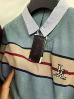 Qiyu Brand Men's Cotton Long Sleeve Polo Shirts (Fake Two-Piece Style) - 2199 Pieces Full Clearance at 14.3 CNY Each | Sizes M to 4XL, Premium Quality with Tags & Individual Packaging - Image 5