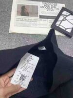 70pcs Autumn High-Waisted Split Flared Wide-Leg Pants Stock Lot - Stretchy S to 3XL, Black Only, Quality Roman Fabric, Individually Packed - Full Clearance 13.3 CNY/Piece - Image 2