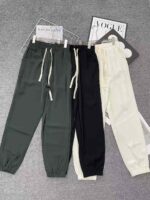 262 Pcs Men's Quick Dry Cooling Casual Pants - Loose Fit, Tapered Leg, Versatile Athletic & Dressy Styles, Sizes M-3XL, 3 Colors, Individually Packed (Bulk Stock Lot, CNY 11.3/Pc) - Image 5