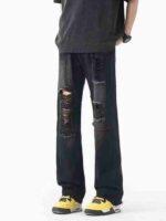 1300PCS Men's Jeans Chinese Clothing Stock Lot - Full Clearance 4.3 CNY/Piece, Sizes M-XXXL, 2 Styles, Individual Packaging, No After-sales Service - Image 9