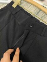 Full Stock Clearance: 260pcs Women's Black Split Hem Suit Pants, S-XXL, Ankle-Length Wide Leg, Seam-Bound Lining, Independent Packaging, Spring & Autumn, 12.3 CNY/Piece - Image 3