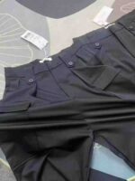 445pcs High Quality European Style Elastic Cuffed Cargo Pants | Bulk Stock Lot | Size M to XXL, Black, Stretch Fabric, Individual Packaging | 15.3 CNY/Piece - Image 2