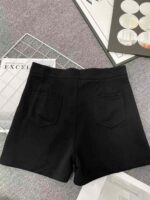 262 PCS Women's High-Waist Stretch Black Roman Shorts - Slim A-Line Dressy Hot Pants for Fall/Winter/Spring, S-XXL, Bulk Stock Lot Wholesale - Image 3