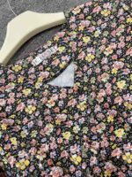 343PCS Bulk French Style Chiffon Floral Long Sleeve Midi Waist-Cinched Women's Dresses | Fall/Winter Collection | Sizes M-XXL | Single Style & Color | Genuine with Individual Packaging | Stock Lot Wholesale at 11.3 CNY/Piece - Image 5