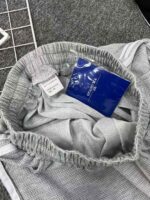 256 PCS Unisex Waffle Knit Wide-Leg Track Pants Loose Fit High-Waisted Casual Pants Black & Gray M-XXL Stock Lot Full Clearance - 10.3 CNY Each - Image 3