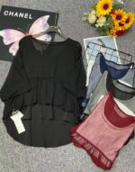 Summer Loose Stylish Patchwork T-Shirts | Stock Lot Approx 130pcs (M-XL) | Bulk Wholesale @ CNY4.4/PC - Image 9