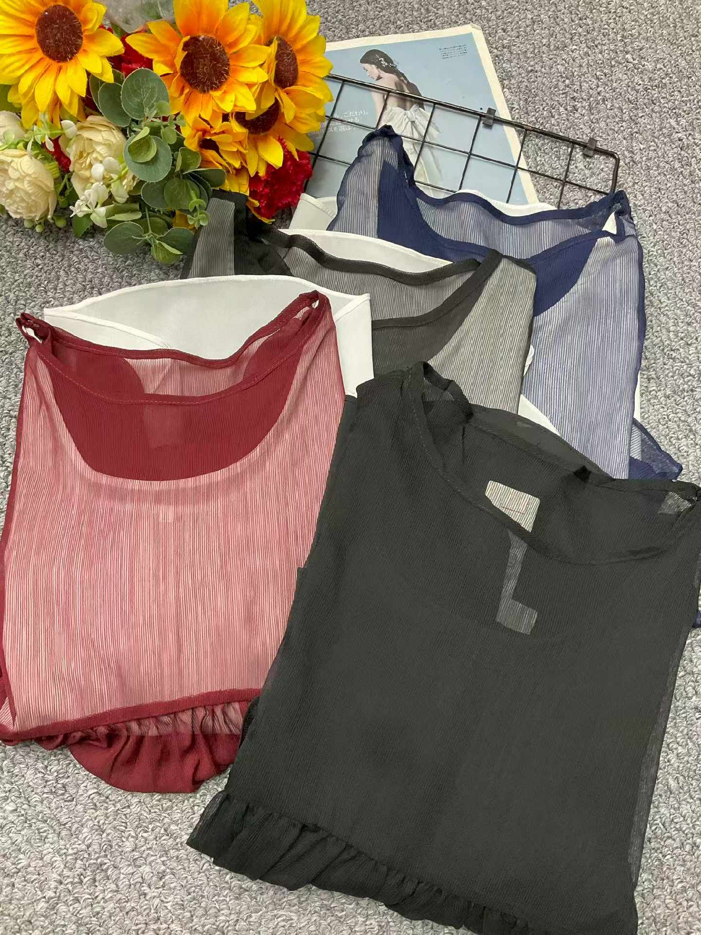 Summer Loose Stylish Patchwork T-Shirts | Stock Lot Approx 130pcs (M-XL) | Bulk Wholesale @ CNY4.4/PC - Image 2