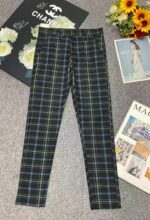 Spring Men's Stretch Plaid Straight Slim-Fit Korean Style Casual Dress Pants | 210 Pcs Stock Lot, Sizes 28-34, Individually Packed, Bulk Wholesale 10.4 CNY/PC - Image 9