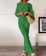 Bulk Stock Lot: Spring Branded Original Elastic Pleated Maxi Dresses, S-XL, 713 Pcs with Hangtags & Individual Packaging - Wholesale Export - Image 6