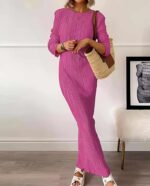 Bulk Stock Lot: Spring Branded Original Elastic Pleated Maxi Dresses, S-XL, 713 Pcs with Hangtags & Individual Packaging - Wholesale Export - Image 5