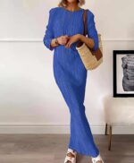 Bulk Stock Lot: Spring Branded Original Elastic Pleated Maxi Dresses, S-XL, 713 Pcs with Hangtags & Individual Packaging - Wholesale Export - Image 4