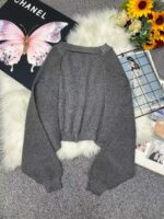 280 Pcs Spring French-Inspired Loose Shawl Cardigans | One Size, Soft Fabric, Individually Packed | Bulk Full Clearance CNY4.4/PC - Image 9