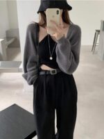 280 Pcs Spring French-Inspired Loose Shawl Cardigans | One Size, Soft Fabric, Individually Packed | Bulk Full Clearance CNY4.4/PC - Image 7