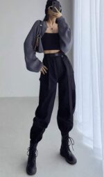 280 Pcs Spring French-Inspired Loose Shawl Cardigans | One Size, Soft Fabric, Individually Packed | Bulk Full Clearance CNY4.4/PC - Image 4