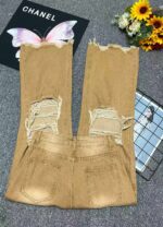 Bulk Stock Lot: Summer Branded American Style Loose Vintage Distressed Jeans, 535pcs, S-2XL, Individual Packaging, Wholesale Clearance at 10.4 CNY/Piece - Image 9