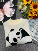 Fall & Winter Kids' Jacquard Crew Neck Pullover Sweaters Stock Lot - 65 Pcs (Sizes 110-130) | CNY 6.4/PC Full Clearance | Wholesale Export - Image 3