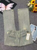 Wholesale Men's Spring Summer Washed Cotton American Retro Distressed Straight Slim Bootcut Jeans | 360pcs, S-3XL, Tagged & Individually Packed Stock Lot - Image 8