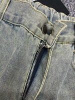 Wholesale Men's Spring Summer Washed Cotton American Retro Distressed Straight Slim Bootcut Jeans | 360pcs, S-3XL, Tagged & Individually Packed Stock Lot - Image 3